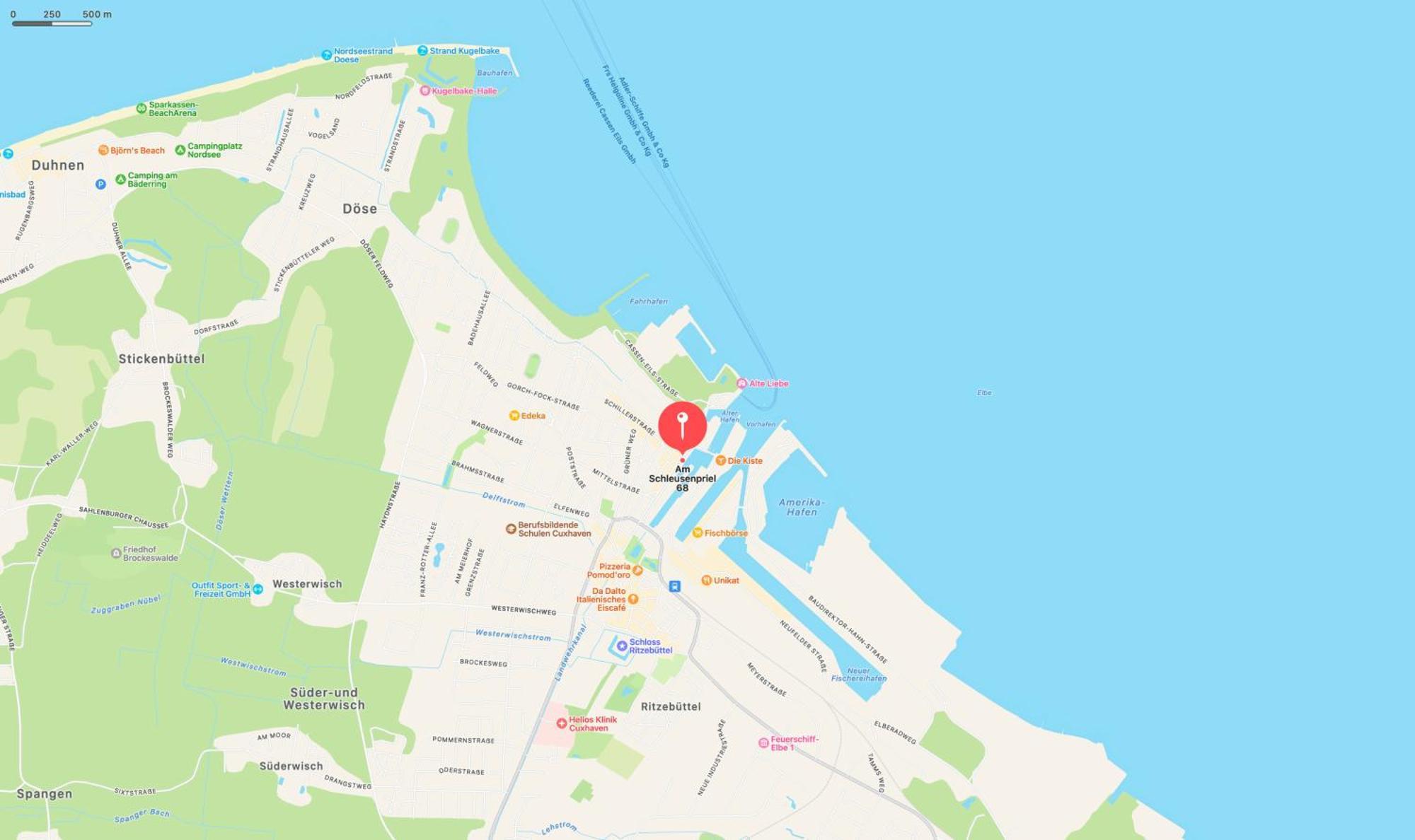 Apartament Marinacux Cuxhaven Zewnętrze zdjęcie
